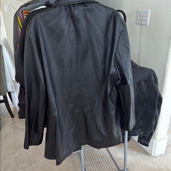 Obey Black Trench Coat Classic Elegance - Picture 5 of 6